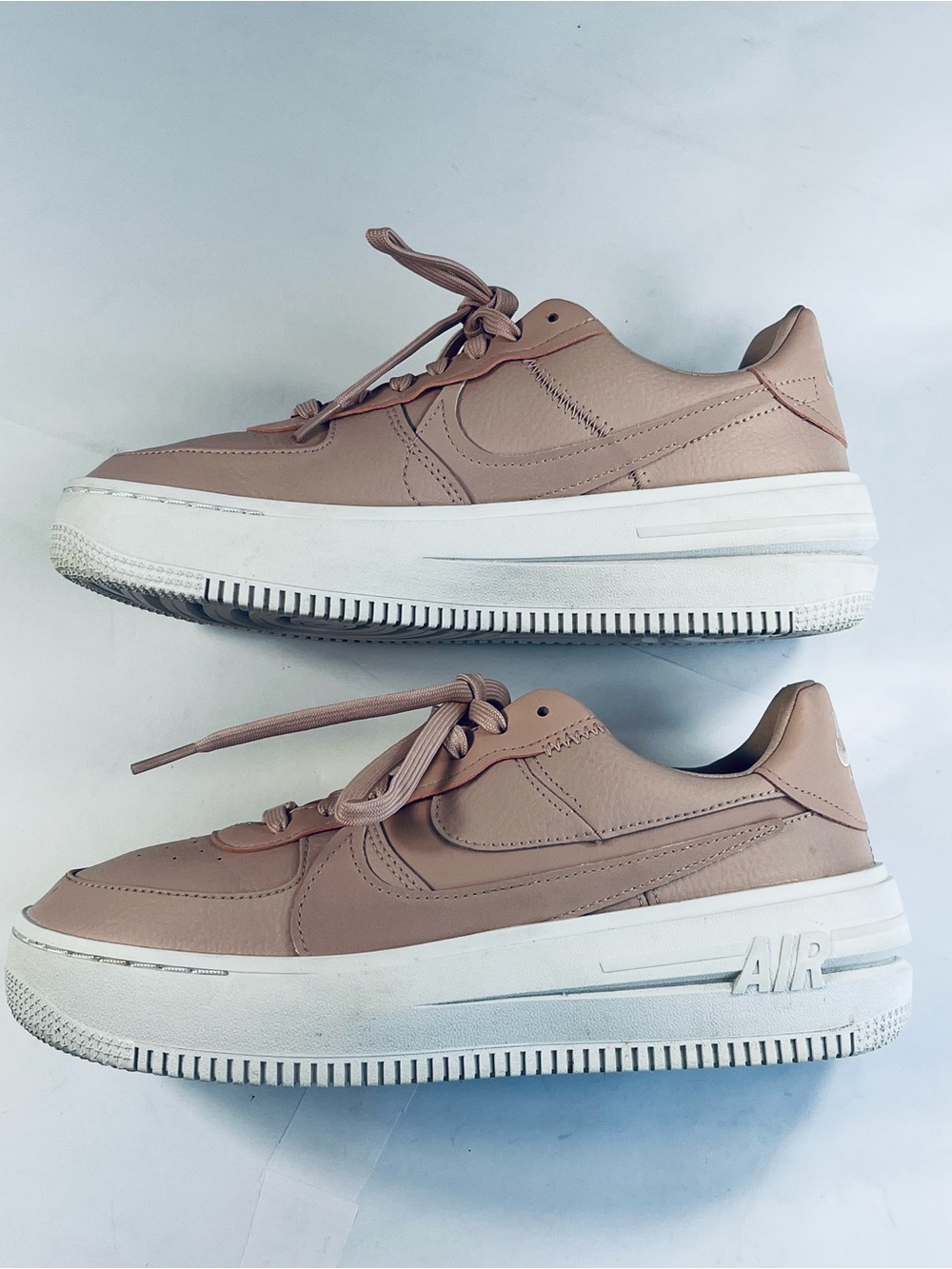 Nike Air Force 1 Low Top Platform Sneakers Blush Pink #DJ9946-602 Women’s:9